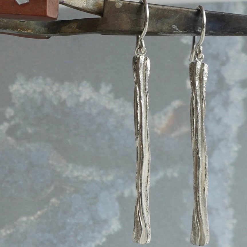 Octave Stem Long Drop Earrings