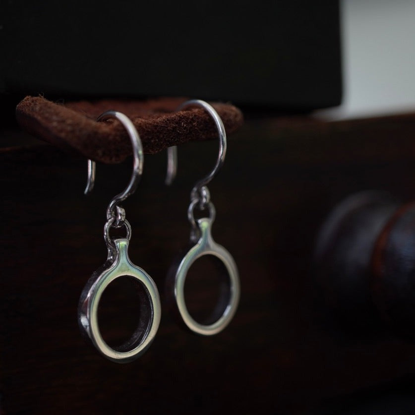 Oval Drop Earrings