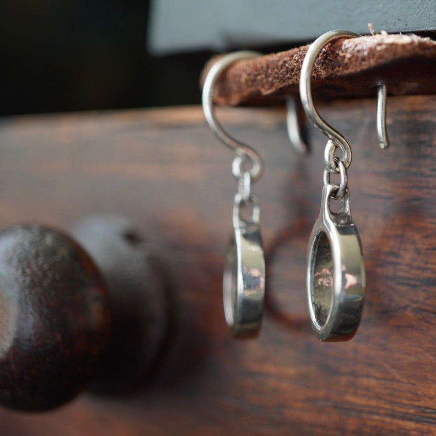 Oval Drop Earrings